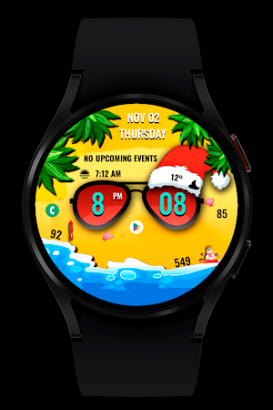 NewYear Watch Face Wear OS Screenshot 2