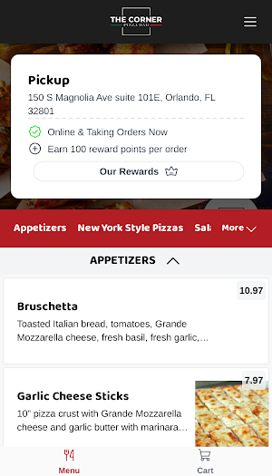 The Corner Pizza Bar Screenshot 1
