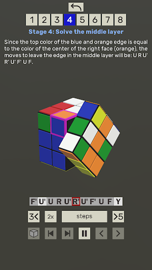 Simple Cube Solver Screenshot 1