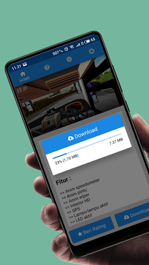 Mod BUSSID Bus Jetbus 3+ UHD Livery Pandawa 87 Screenshot 3