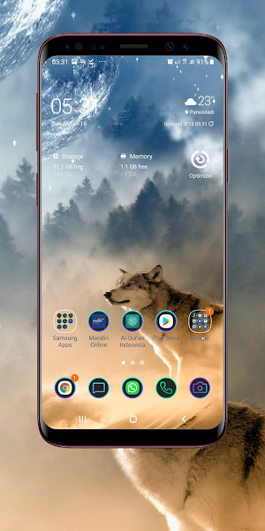 Wolf Wallpaper Screenshot 0
