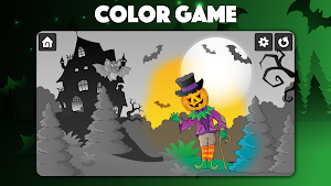 Monster games for kids - Halloween Scratch & Color Screenshot 0