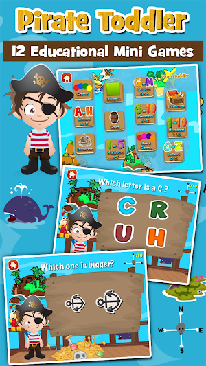 Pirate Toddler Kids Games Screenshot 0