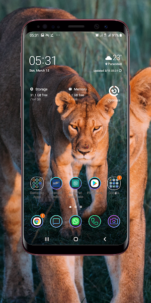 Lion Wallpaper Screenshot 2
