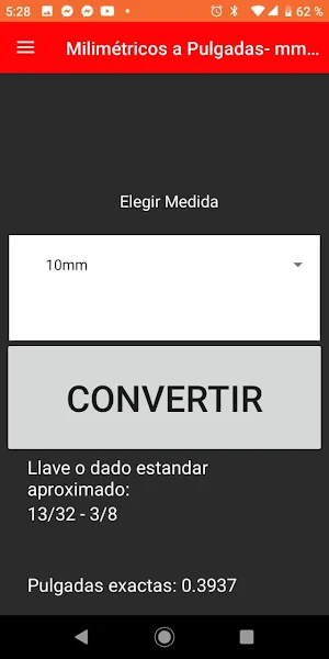 Standard to Metric Wrench Screenshot 1