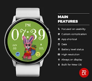 Rabbit Watch Face Screenshot 1