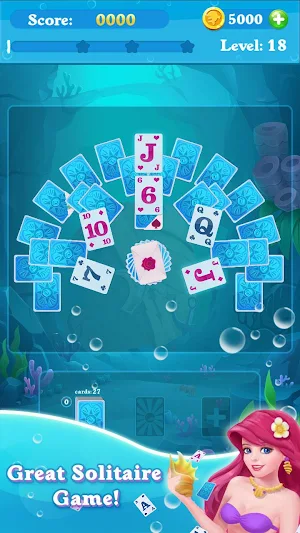 Solitaire Match Mermaid Screenshot 0