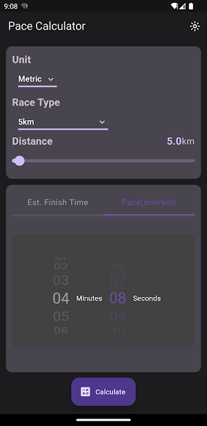 Pacelator Screenshot 2