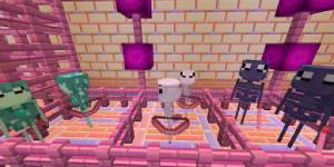 Kawaii World mods for minecraft - pink craft Screenshot 0