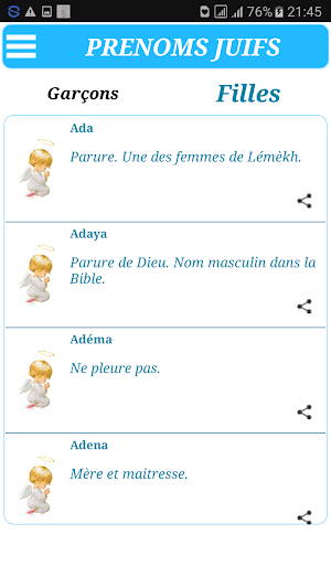 Prénoms Juifs Screenshot 1