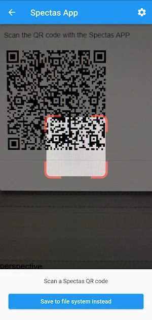 Spectas App Screenshot 2