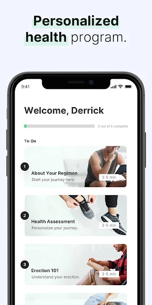 Regimen – Improve Your Erection Holistically Screenshot 1