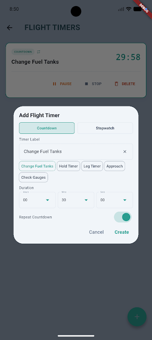 VFR Track Screenshot 3