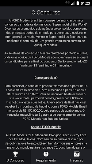 Ford Models Supermodel Brazil Screenshot 0
