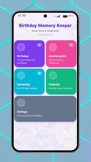 Birthday Memory Keeper Screenshot 2