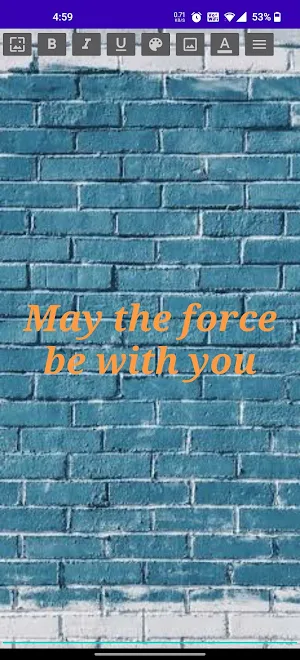 Text Wallpaper Screenshot 0