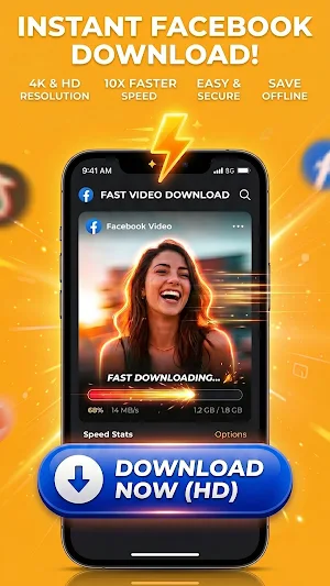 Video downloader 4R Facebook Screenshot 1