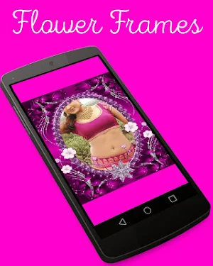 Flower Photo Frame with Love & Screenshot 0