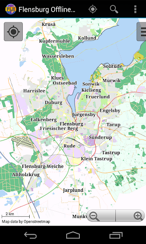 Flensburg Offline City Map Screenshot 0