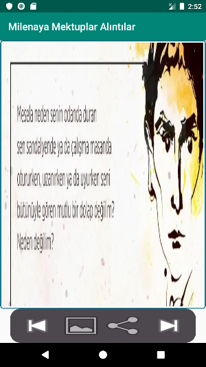 Milena'ya Mektuplar Alıntılar Screenshot 2