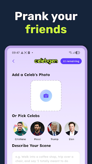CelebGen: Selfies with Celebs Screenshot 3