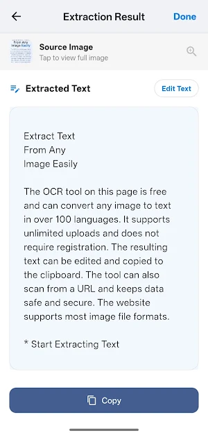 Easy OCR Converter Screenshot 3