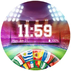 Watch Face Wear OS Football Screenshot 1
