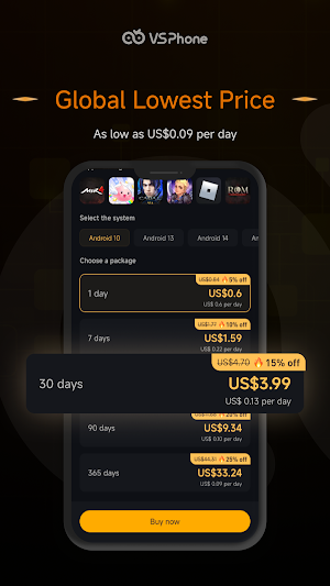 VSPhone - Android Cloud Phone Screenshot 0