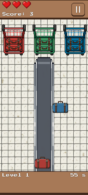 Luggage Sort: Airport Puzzle Screenshot 1
