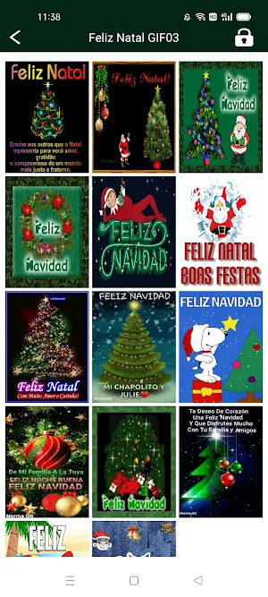Feliz Navidad GIF Imágenes Screenshot 1
