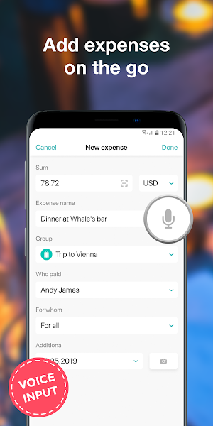Finsplit - Split Bills & Share Expenses Screenshot 1