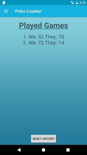 Pidro Counter Screenshot 2