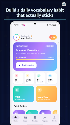 VocabLift Trainer by ChatStick Screenshot 0