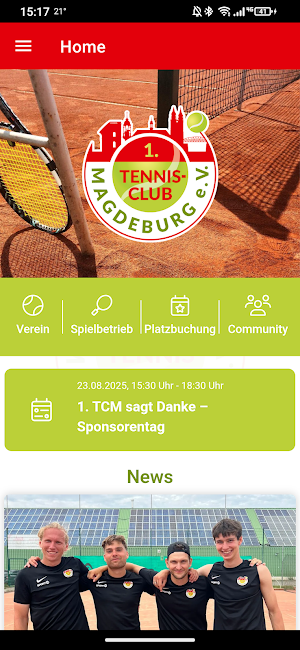 1.Tennis-Club Magdeburg e.V. Screenshot 1