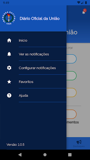 Diário Oficial da União (DOU) Screenshot 1