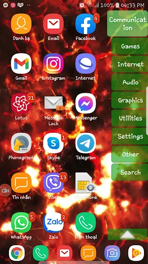 Launcher Sidebar (Best launcher, no ads) Screenshot 0
