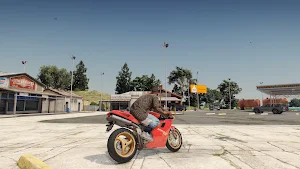 Highway Bike Traffic Racer 3D Screenshot 1