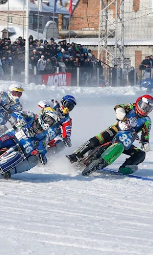 Ice Speedway Action Wallpapers Screenshot 3