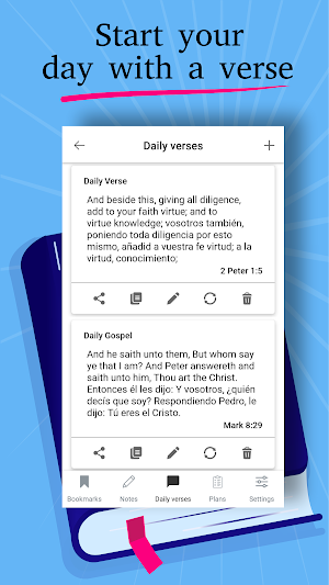 English And Spanish Holy Bible Screenshot 1