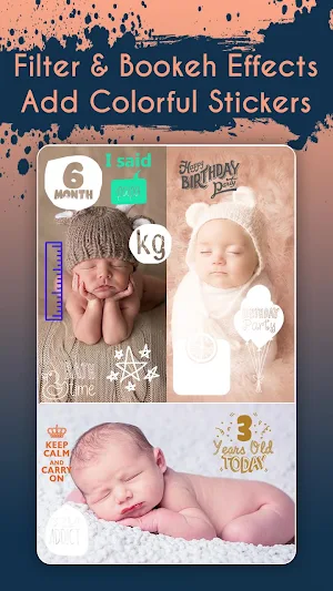 Baby Story Maker - Baby Milestones Photo Editor Screenshot 3