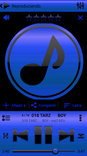 SKIN PLAYERPRO SPACE METAL BLU Screenshot 0