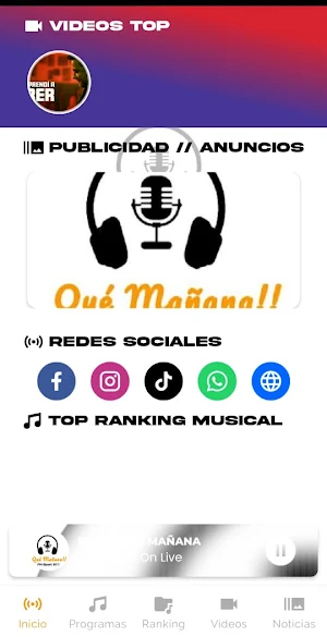 Que Mañana Radio Screenshot 2