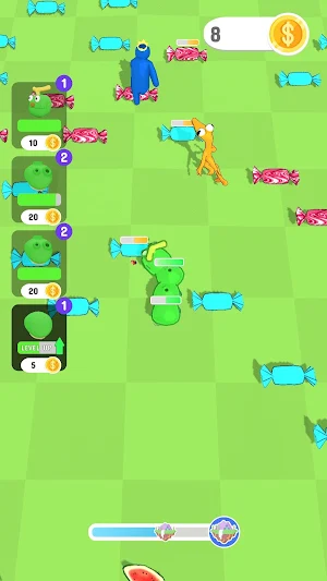 Candy Centipede Screenshot 1