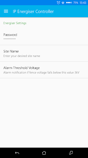 IP Energizer Controller Screenshot 1