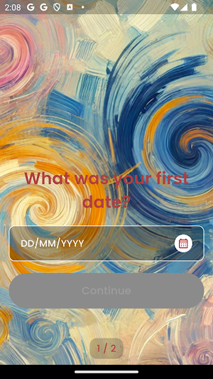 OurDays: LoveTracker Screenshot 1