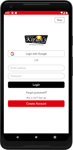 Kiran's Balti Screenshot 1