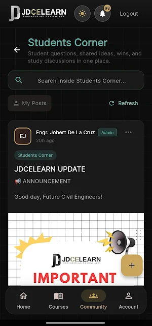 JDCELearn Screenshot 1