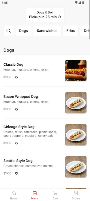Dogs & Deli Screenshot 1