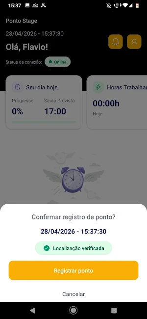 Ponto Stage - Colaborador Screenshot 2