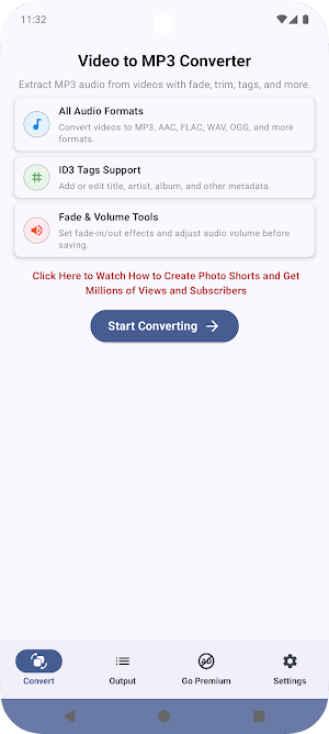 Video to MP3 Converter Screenshot 0